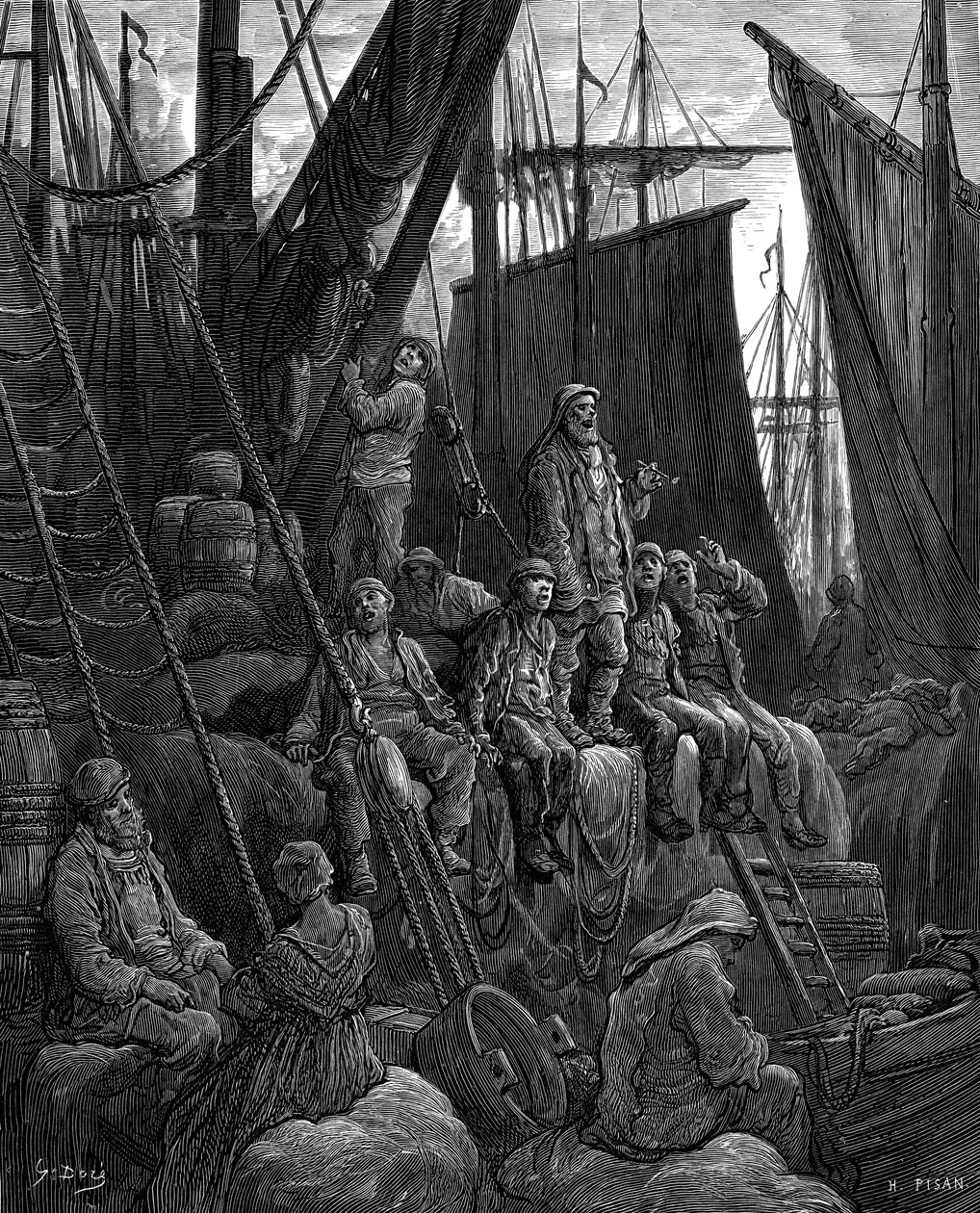 古斯塔夫-多雷（Gustave Doré）的《比尔门外》。 作者 古斯塔夫·多尔（Gustave Dore）