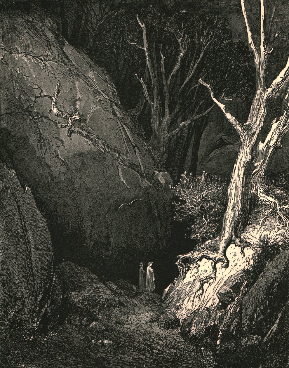 从1890年起，他继续前进，我结束了他的脚步。 作者 古斯塔夫·多尔（Gustave Dore）