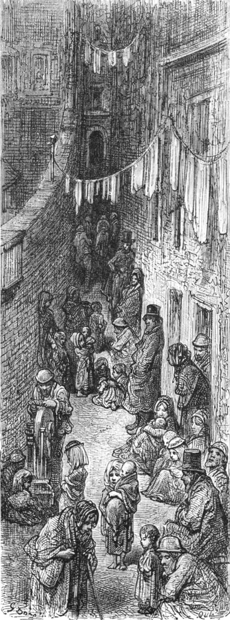奥兰治宫--德鲁里巷》，1872年。 作者 古斯塔夫·多尔（Gustave Dore）