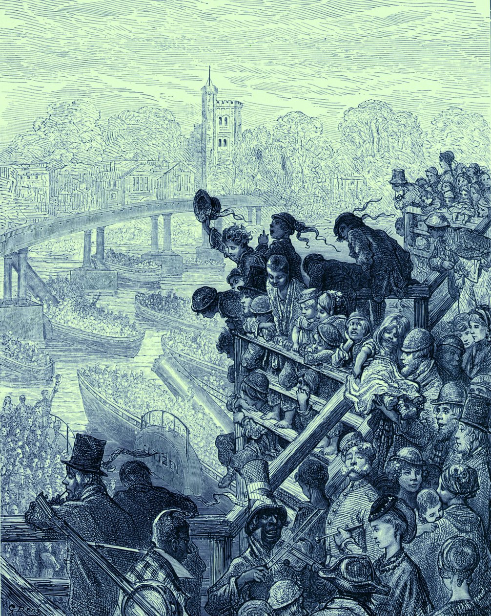 牛津剑桥船 作者 古斯塔夫·多尔（Gustave Dore）