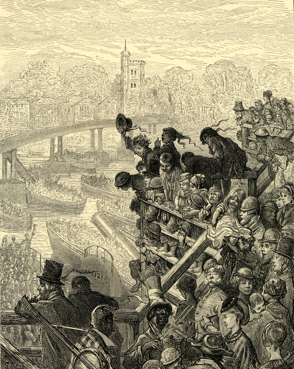 Oxford and Cambridge boat 作者 古斯塔夫·多尔（Gustave Dore）