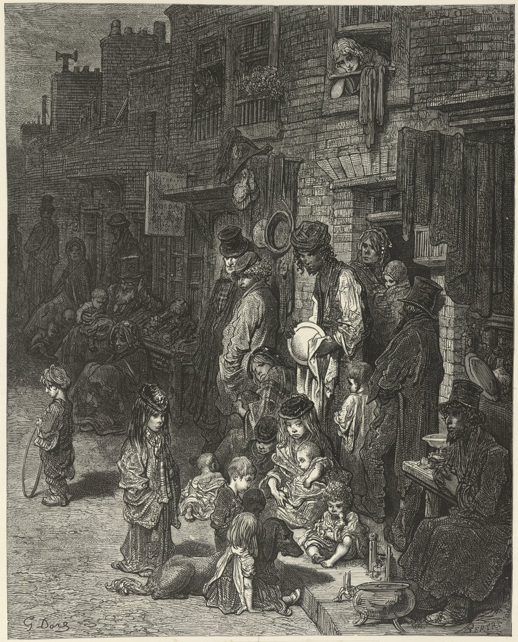 伦敦：朝圣之旅》，作者威廉-布兰查德-杰罗尔德。 作者 古斯塔夫·多尔（Gustave Dore）