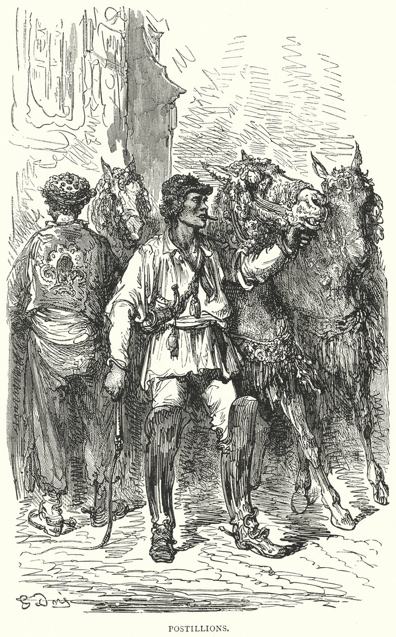 Postillions (雕刻) 作者 古斯塔夫·多尔（Gustave Dore）