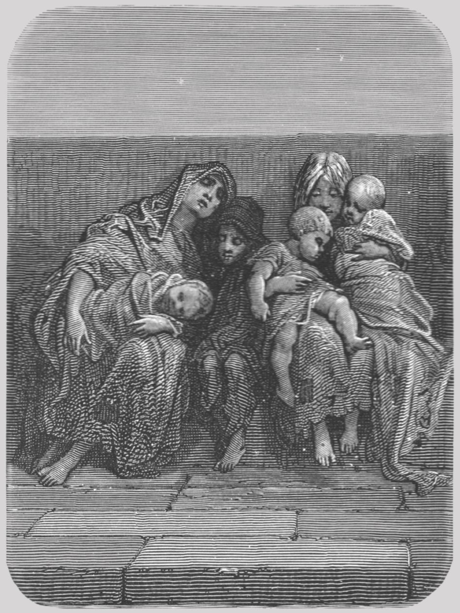 桥上休息》，1872年。   作者 古斯塔夫·多尔（Gustave Dore）