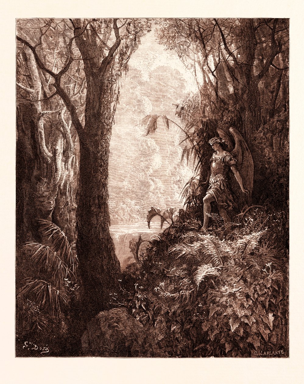 撒旦在天堂 作者 古斯塔夫·多尔（Gustave Dore）