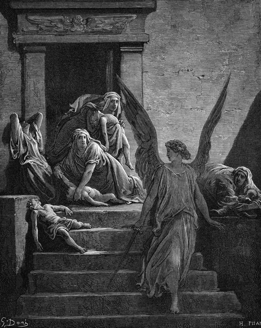 埃及的七大灾难, 1866年 作者 古斯塔夫·多尔（Gustave Dore）