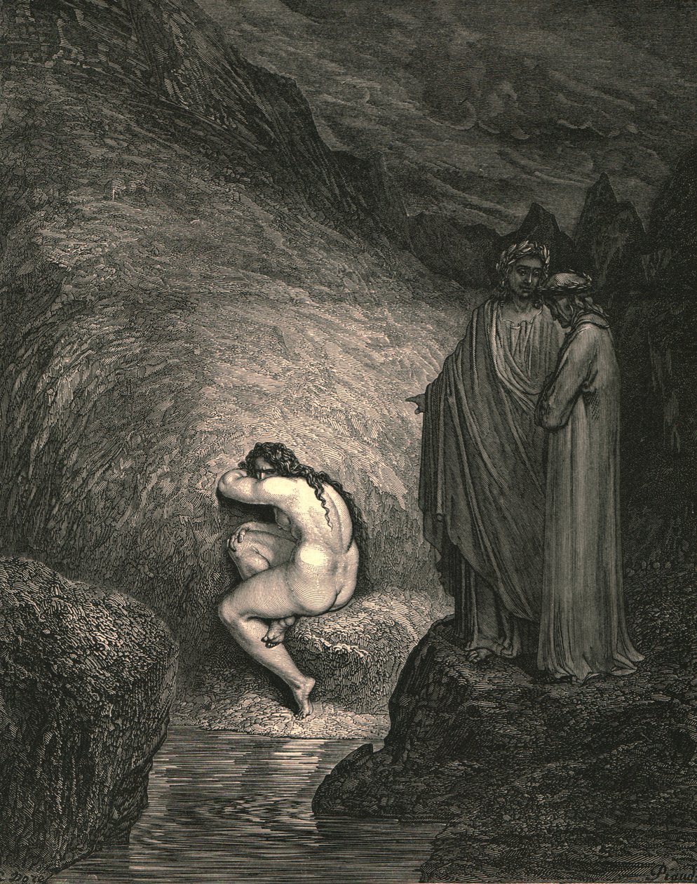 那是可怜的没药，大约在1890年的古老灵魂。 作者 古斯塔夫·多尔（Gustave Dore）