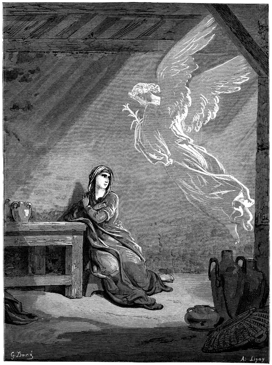 圣母领报 作者 古斯塔夫·多尔（Gustave Dore）