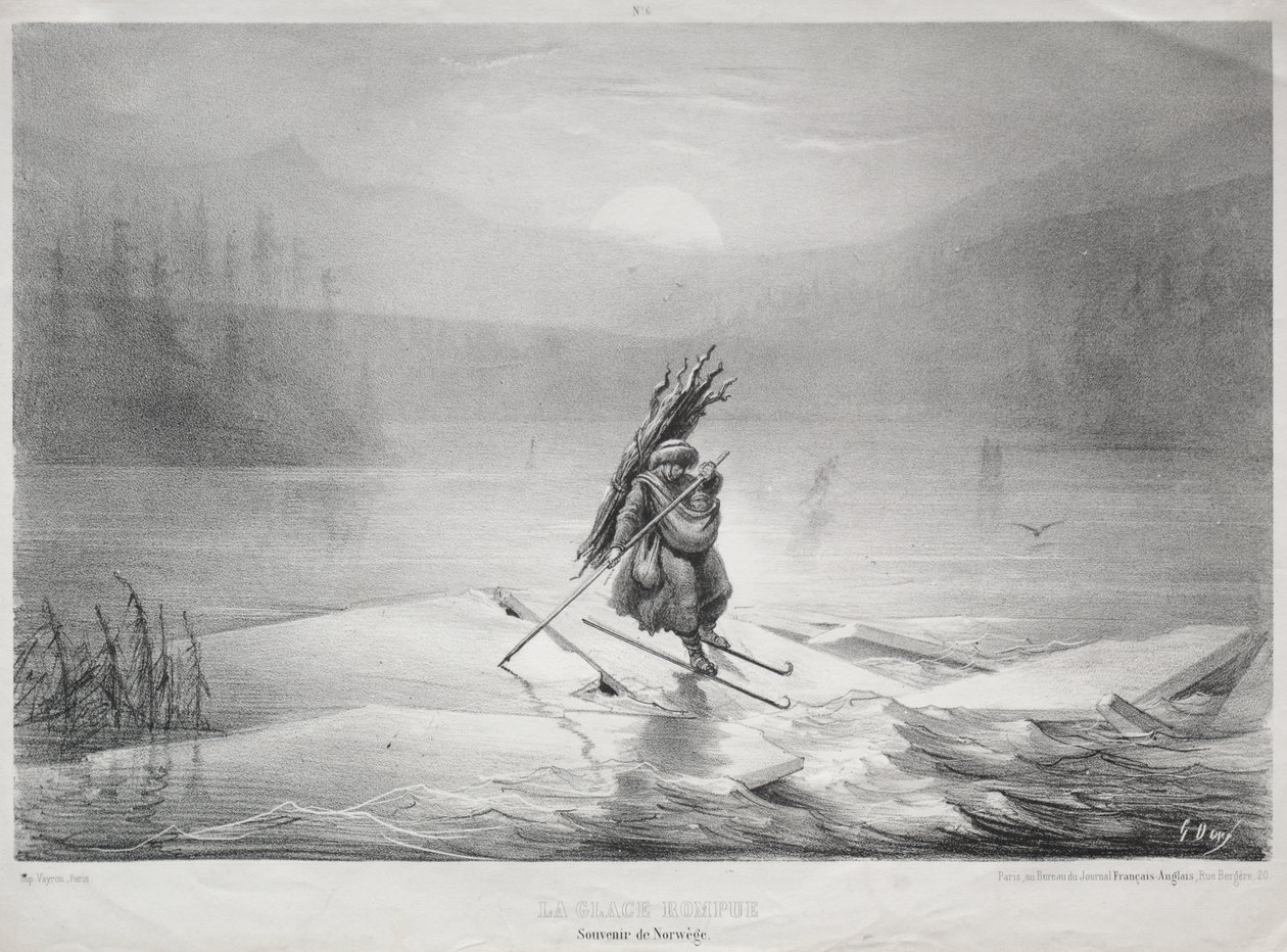 破冰之旅》，挪威纪念品 作者 古斯塔夫·多尔（Gustave Dore）