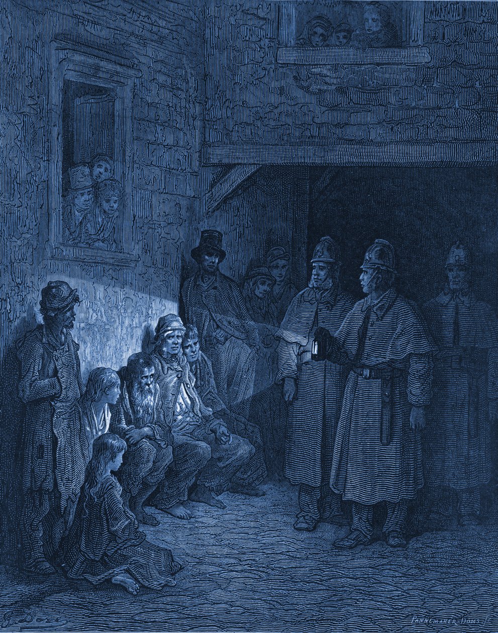 多雷的 "牛眼"。 作者 古斯塔夫·多尔（Gustave Dore）
