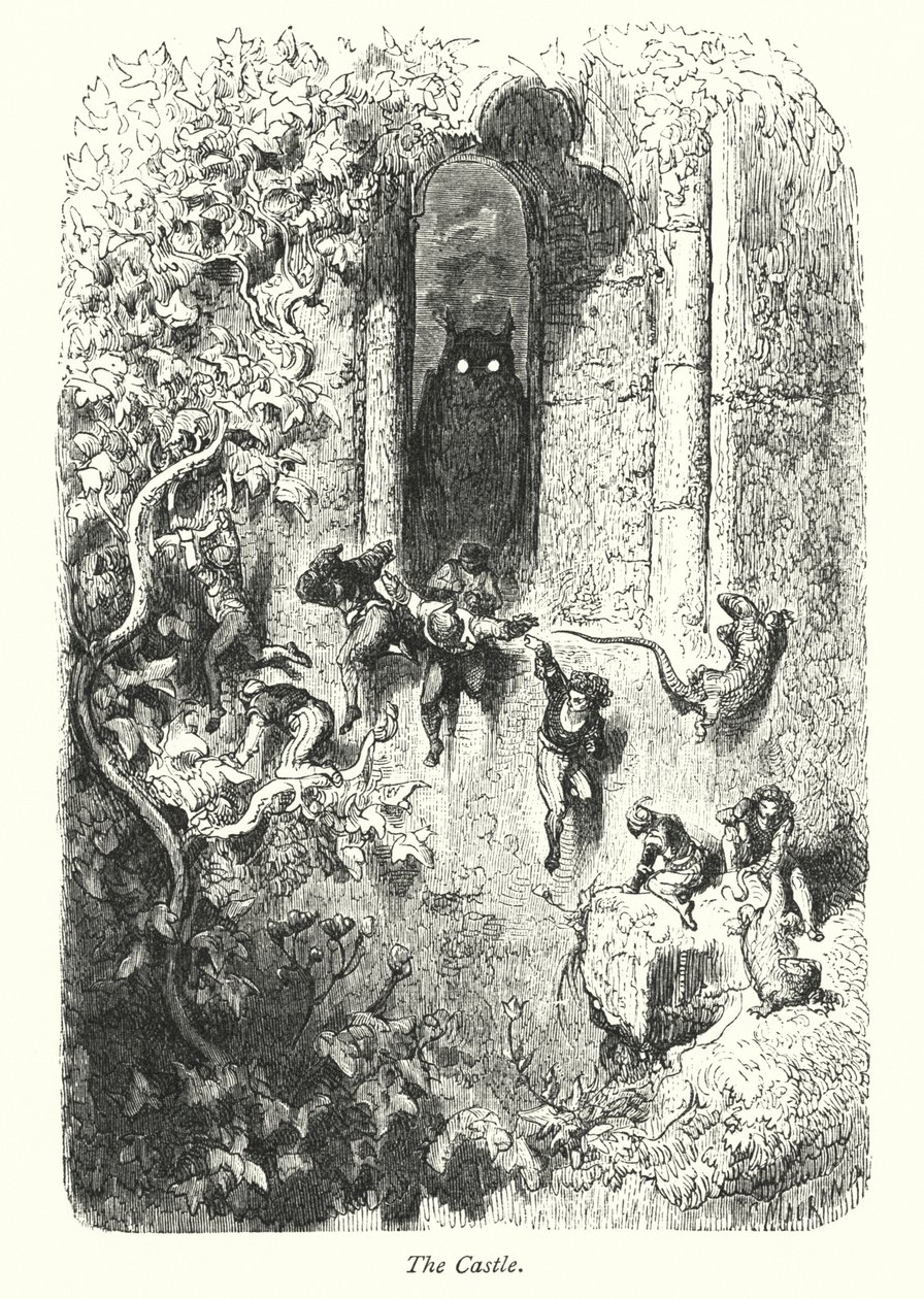 城堡（雕刻） 作者 古斯塔夫·多尔（Gustave Dore）