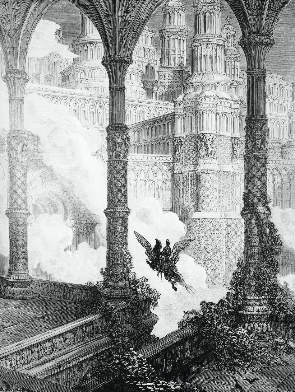 奥兰多的狂热 作者 古斯塔夫·多尔（Gustave Dore）
