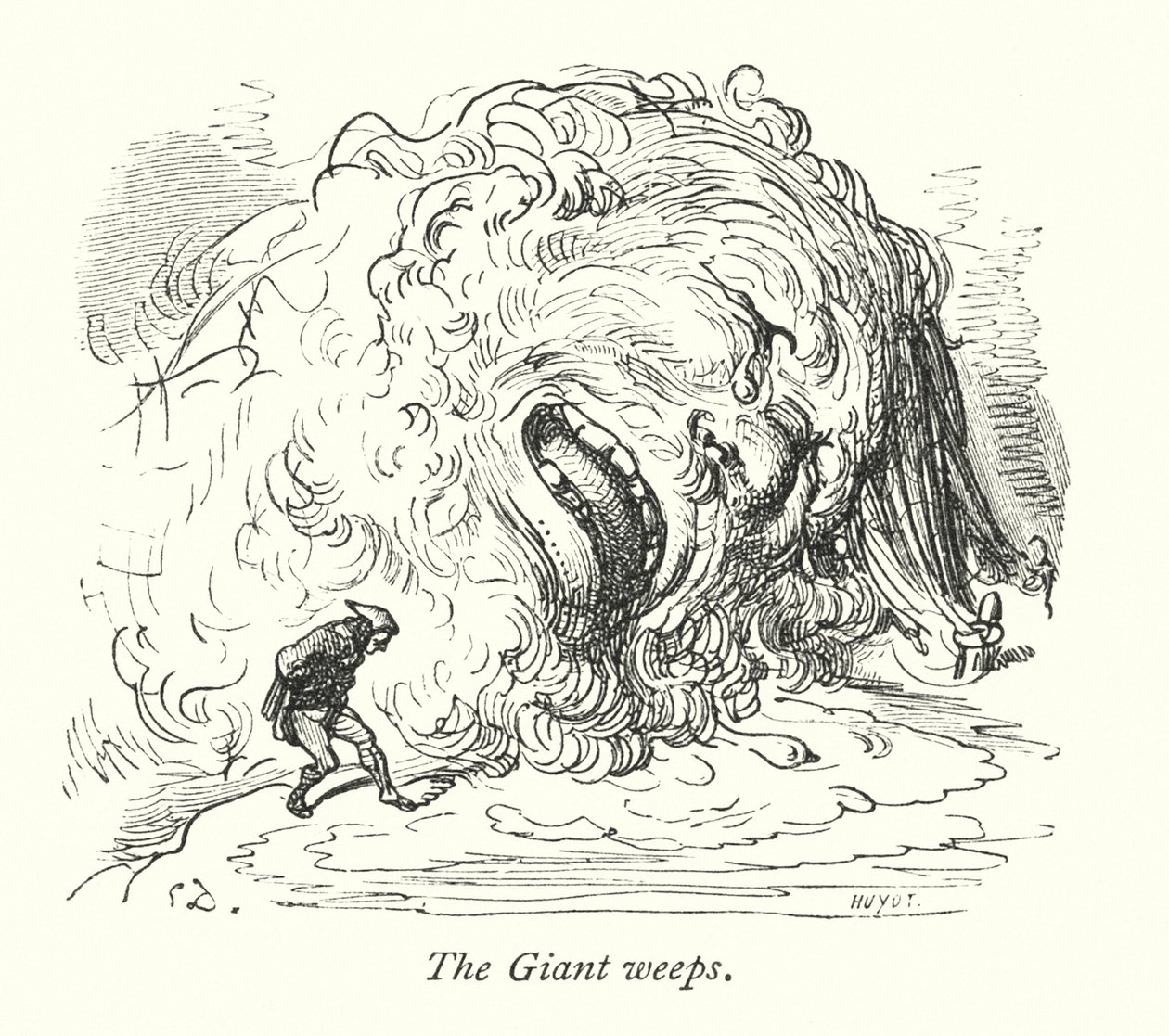 巨人哭泣》（雕刻） 作者 古斯塔夫·多尔（Gustave Dore）