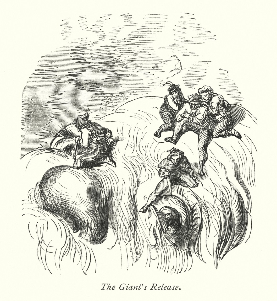 巨人的释放（雕刻） 作者 古斯塔夫·多尔（Gustave Dore）