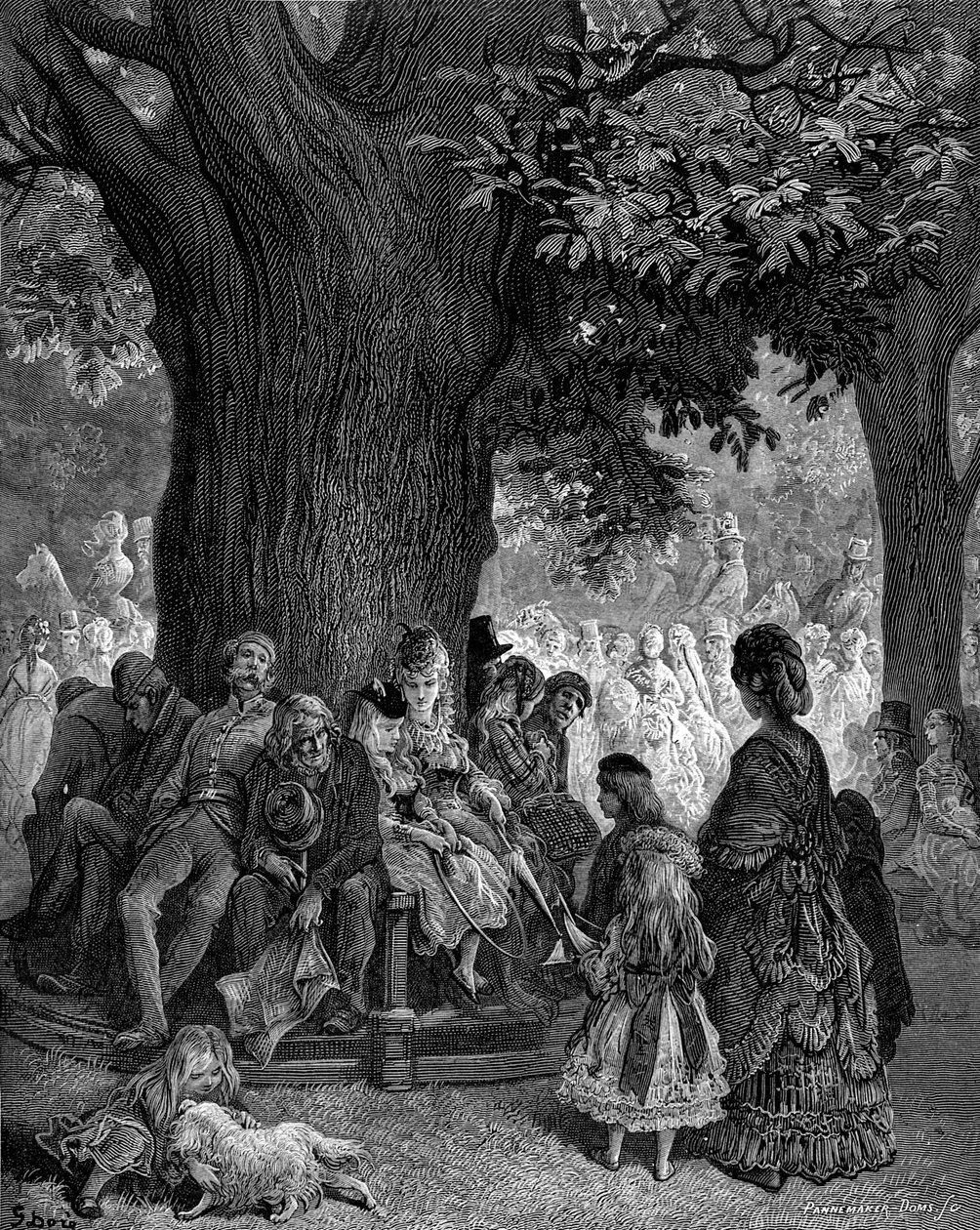 大树--肯辛顿花园》，古斯塔夫-多雷著 作者 古斯塔夫·多尔（Gustave Dore）