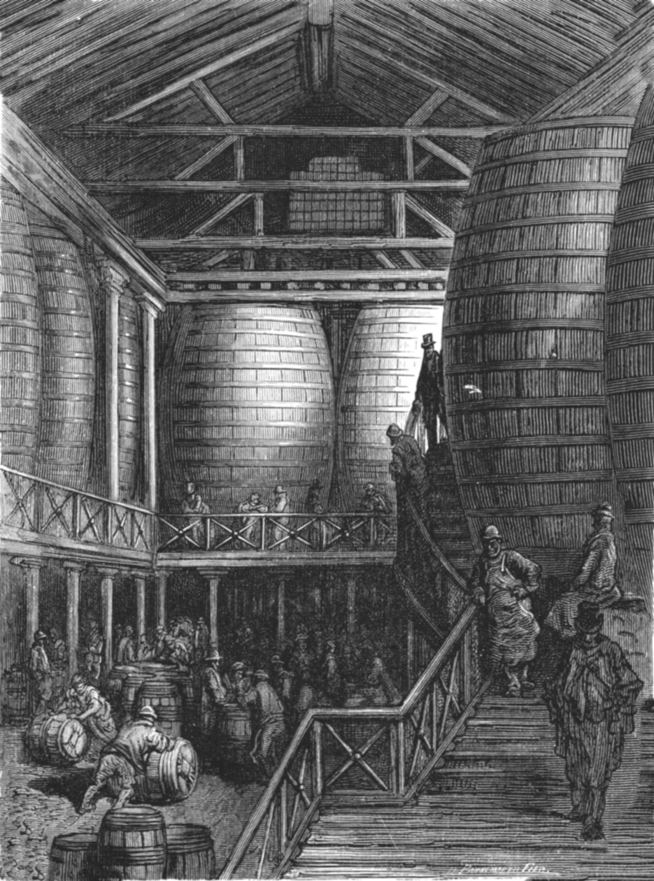 大桶》，1872年。   作者 古斯塔夫·多尔（Gustave Dore）