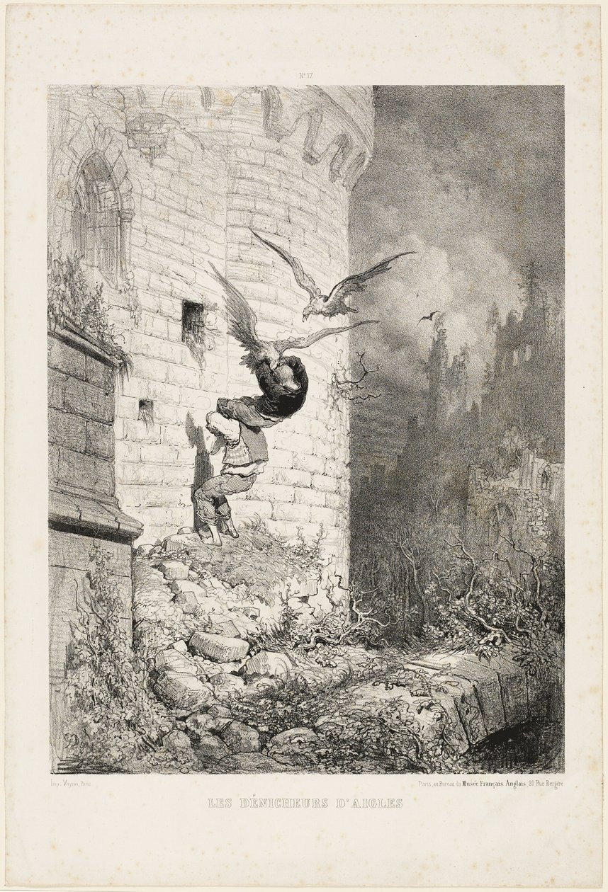 鹰巢猎人 作者 古斯塔夫·多尔（Gustave Dore）