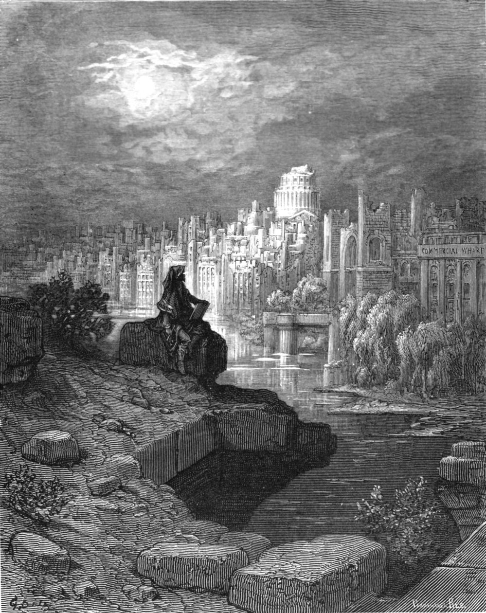 新西兰人》，1872年。   作者 古斯塔夫·多尔（Gustave Dore）