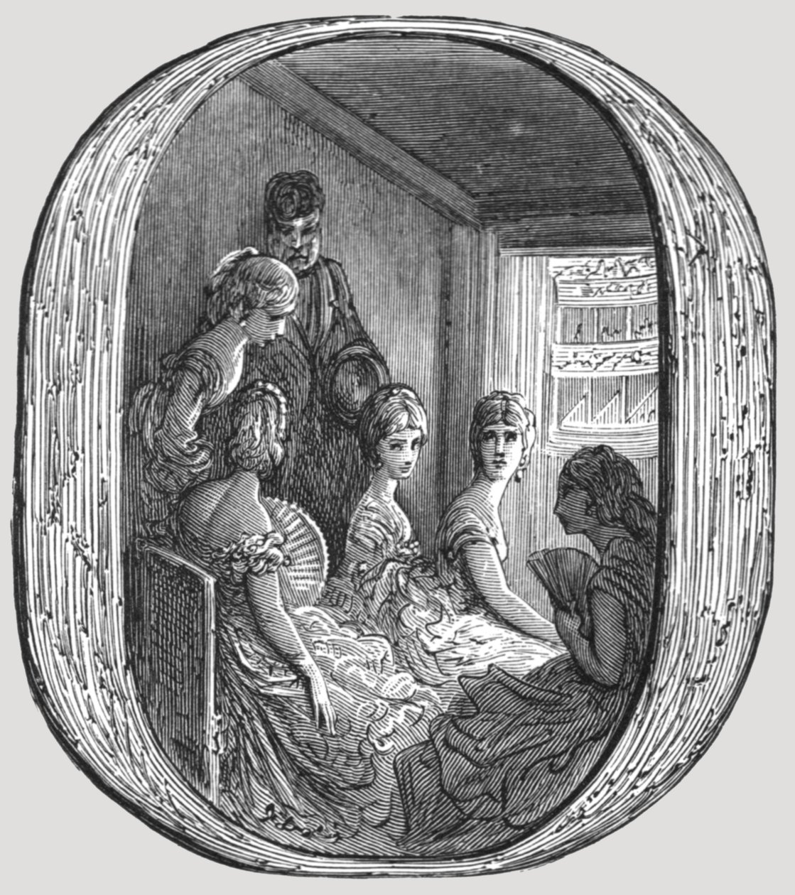 戏曲》，1872年。   作者 古斯塔夫·多尔（Gustave Dore）