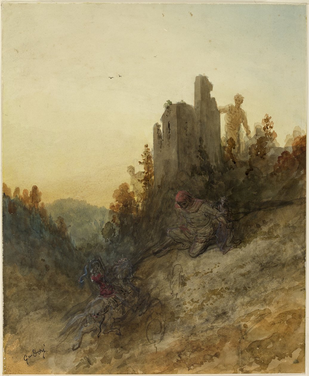 公主被囚禁 作者 古斯塔夫·多尔（Gustave Dore）