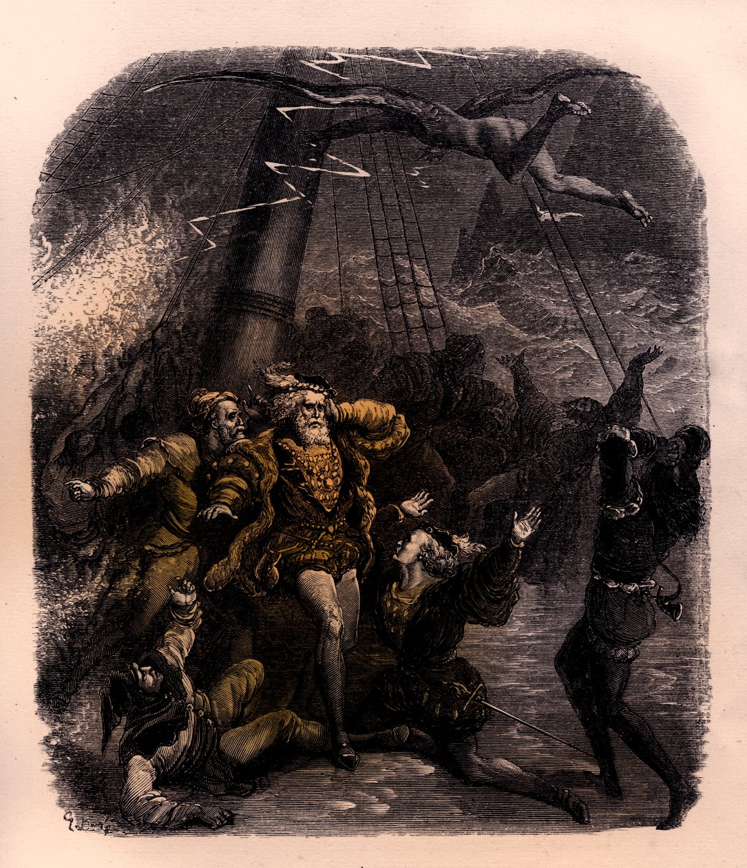 暴风雨 - 莎士比亚 作者 古斯塔夫·多尔（Gustave Dore）