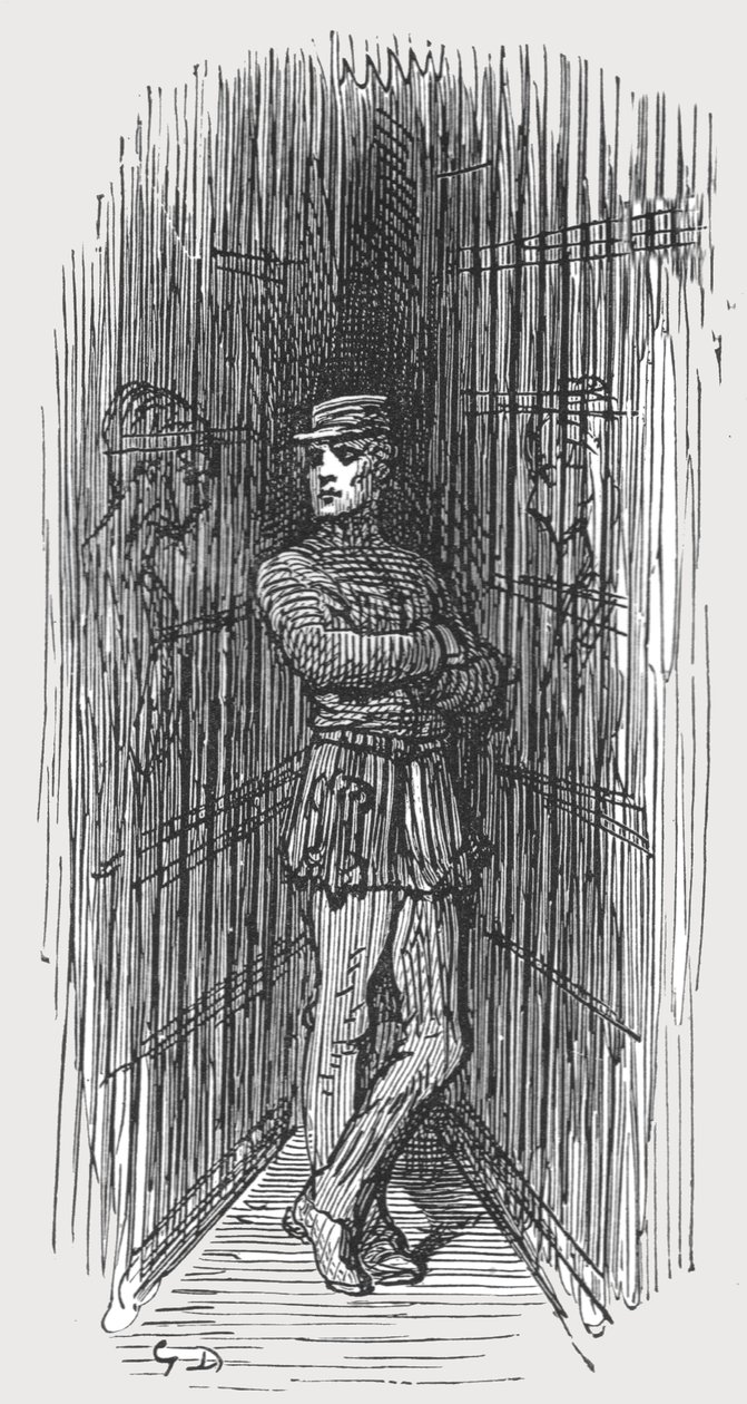 Turnkey》，1872年。   作者 古斯塔夫·多尔（Gustave Dore）