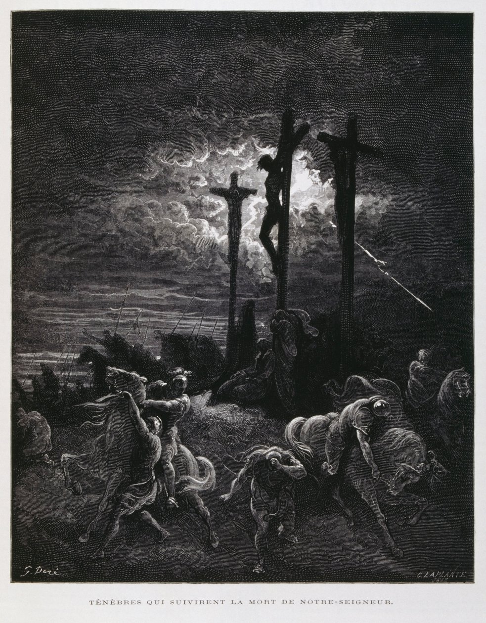基督受难，《多尔圣经》插图 作者 古斯塔夫·多尔（Gustave Dore）
