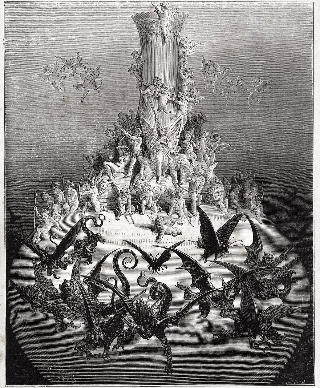 神瓶潘塔格鲁尔》--拉伯雷著 作者 古斯塔夫·多尔（Gustave Dore）