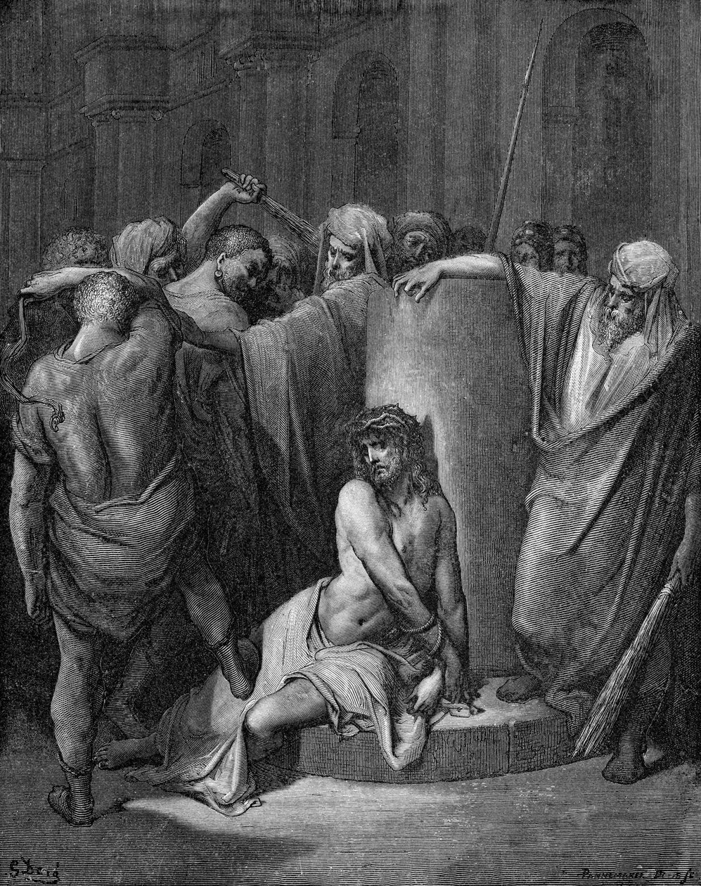 对基督的鞭打 作者 古斯塔夫·多尔（Gustave Dore）
