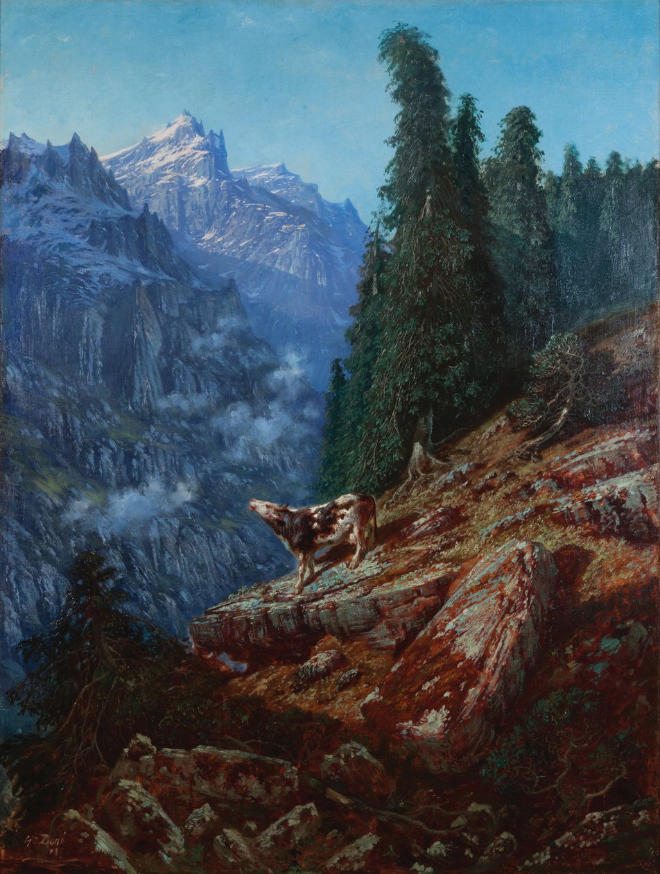迷失的牛 1852（布面油画） 作者 古斯塔夫·多尔（Gustave Dore）