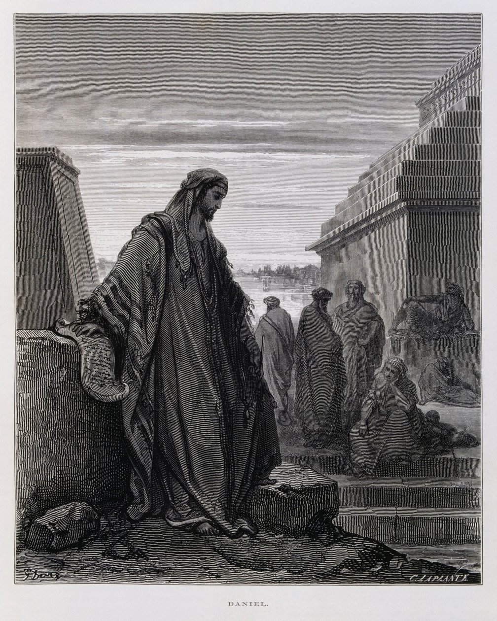 先知但以理，《多尔圣经》插图 作者 古斯塔夫·多尔（Gustave Dore）
