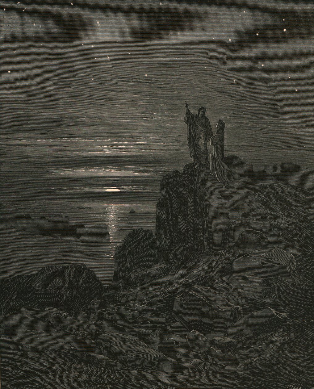 从那以后，我们再次看到星星，c1890。 作者 古斯塔夫·多尔（Gustave Dore）