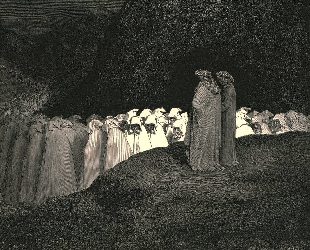托斯卡纳...不愿意告诉我们您是谁，c1890。 作者 古斯塔夫·多尔（Gustave Dore）
