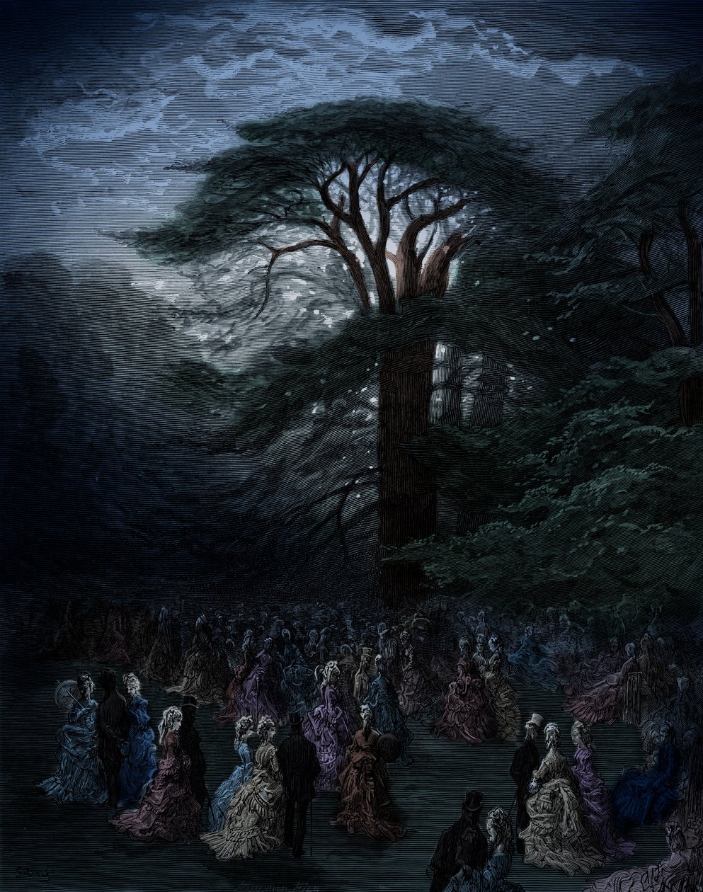 伦敦维多利亚时代的派对，多丽的Chiswick 作者 古斯塔夫·多尔（Gustave Dore）