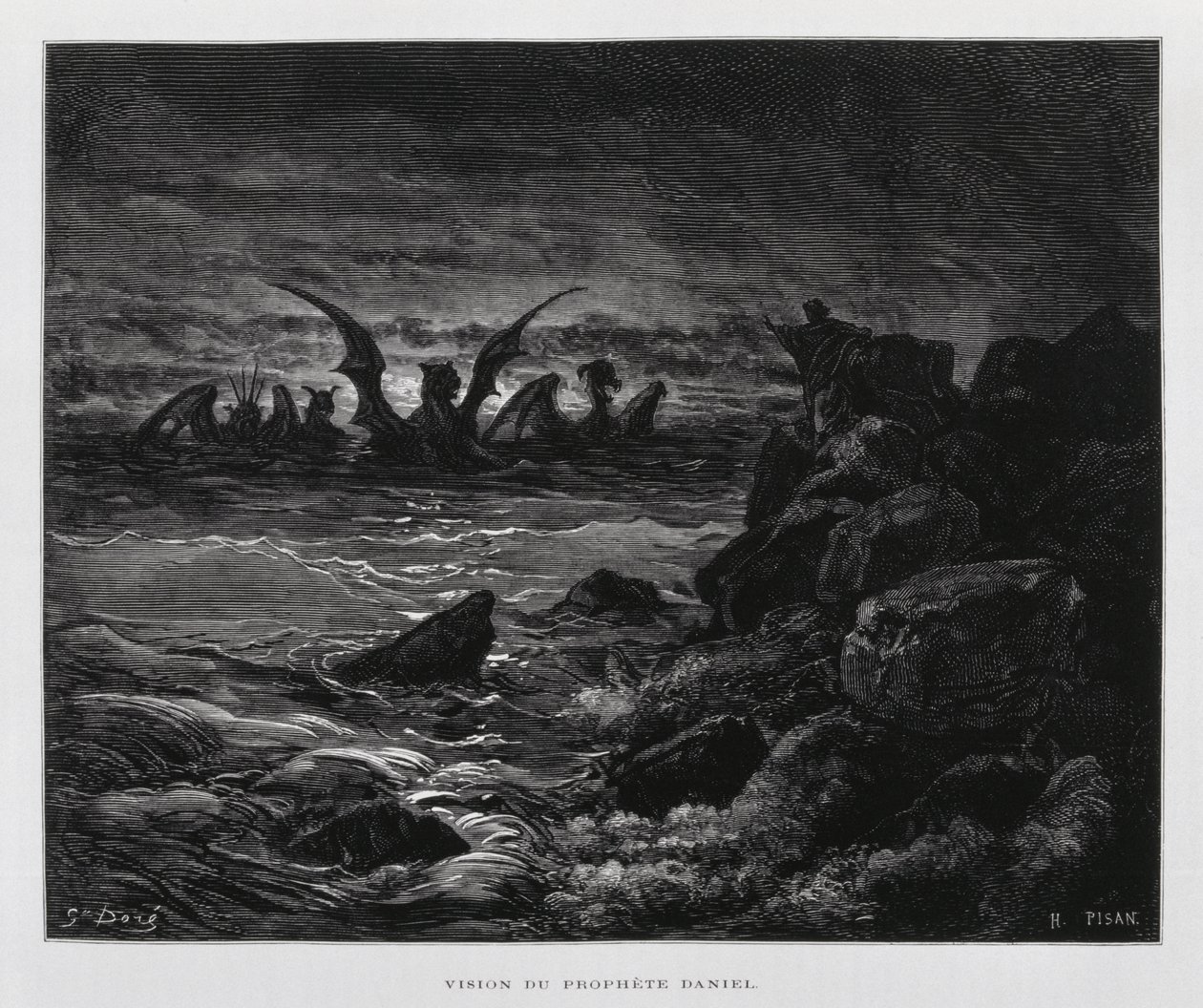 先知但以理的异象，《多尔圣经》插图 作者 古斯塔夫·多尔（Gustave Dore）