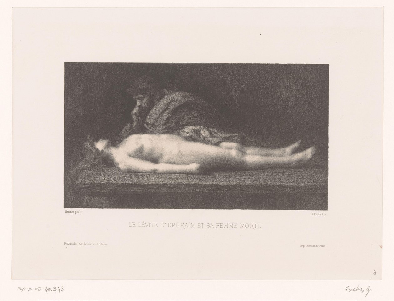 以法莲的利未人和他死去的妻子 Le Lévite d