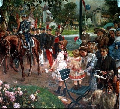 1907年Roubaix的三月展览（壁画） 作者 古斯塔夫·格劳