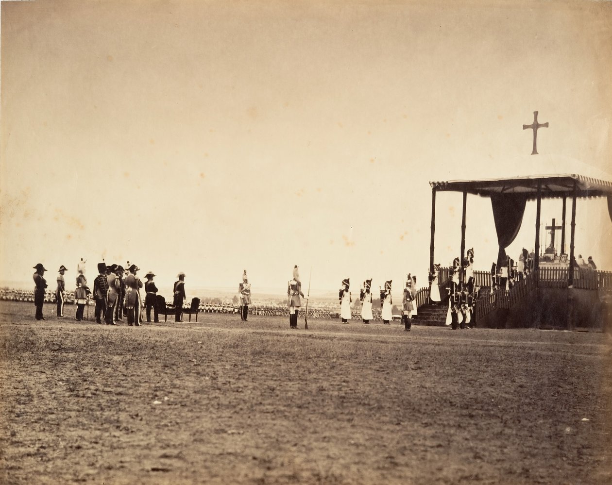La Messe au Camp de Châlons, 1857. 作者 古斯塔夫·勒格雷