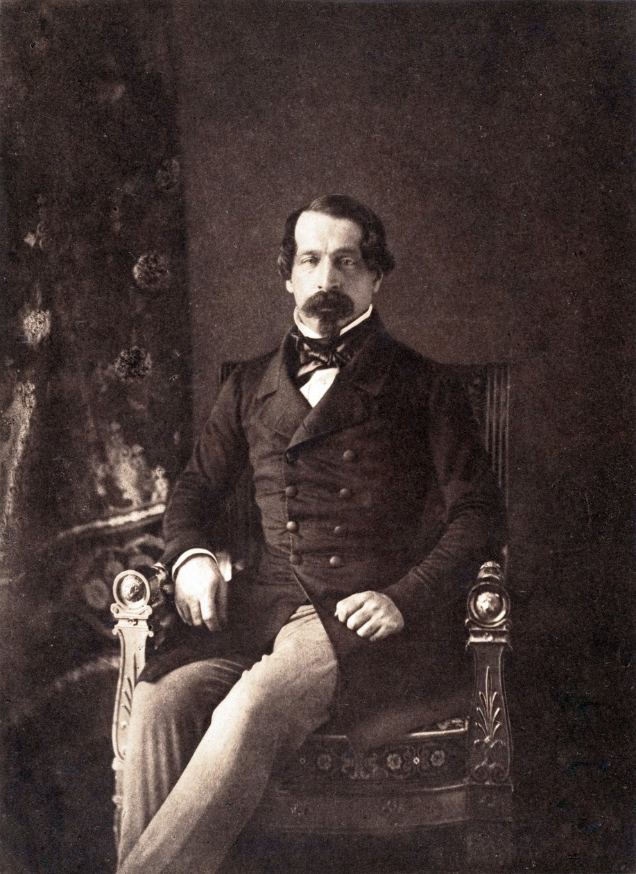 路易·拿破仑·波拿巴 (1808-1873) 未来皇帝拿破仑三世，法兰西共和国第一任总统，摄影：Gustave Le Gray 作者 古斯塔夫·勒格雷