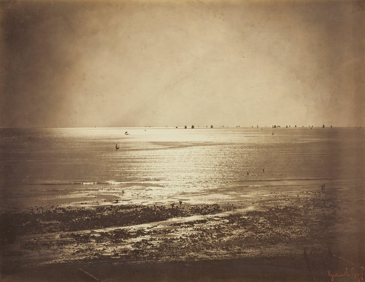 海景，诺曼底，185657。 作者 古斯塔夫·勒格雷