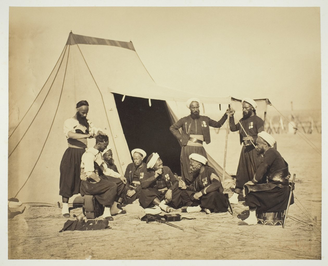 无题（Zouaves） 作者 古斯塔夫·勒格雷