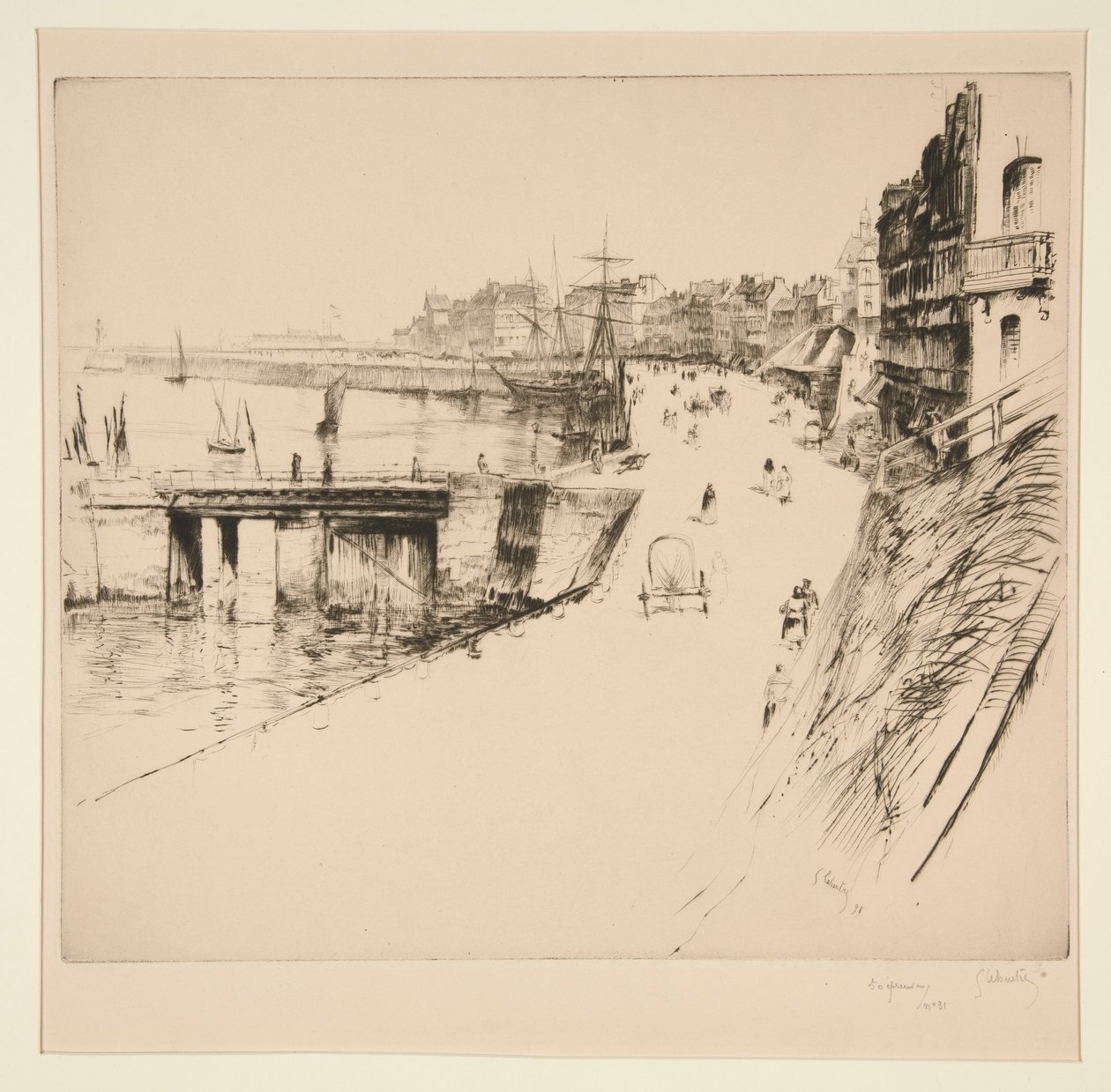 La Passerelle 作者 古斯塔夫·莱休特（Gustave Leheutre）