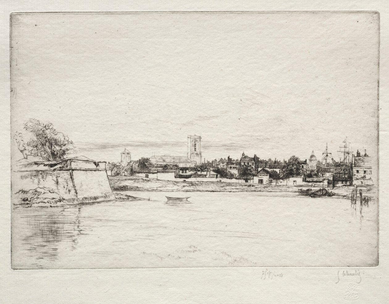 拉罗谢尔Le Petit St.Eloi。 作者 古斯塔夫·莱休特（Gustave Leheutre）