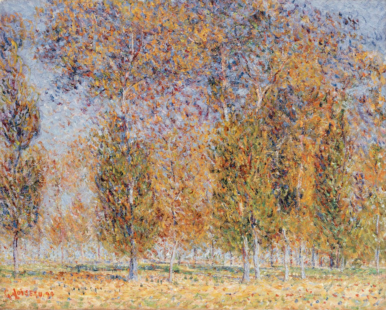 秋天的印象，圣西尔-杜-沃德勒伊，1899年 作者 古斯塔夫·洛索（Gustave Loiseau）