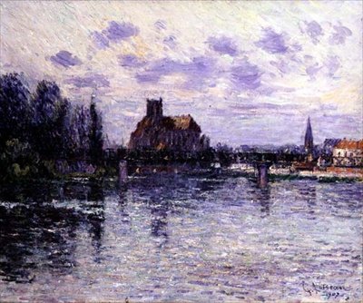 欧塞尔大教堂 作者 古斯塔夫·洛索（Gustave Loiseau）
