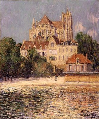 欧塞尔大教堂 作者 古斯塔夫·洛索（Gustave Loiseau）