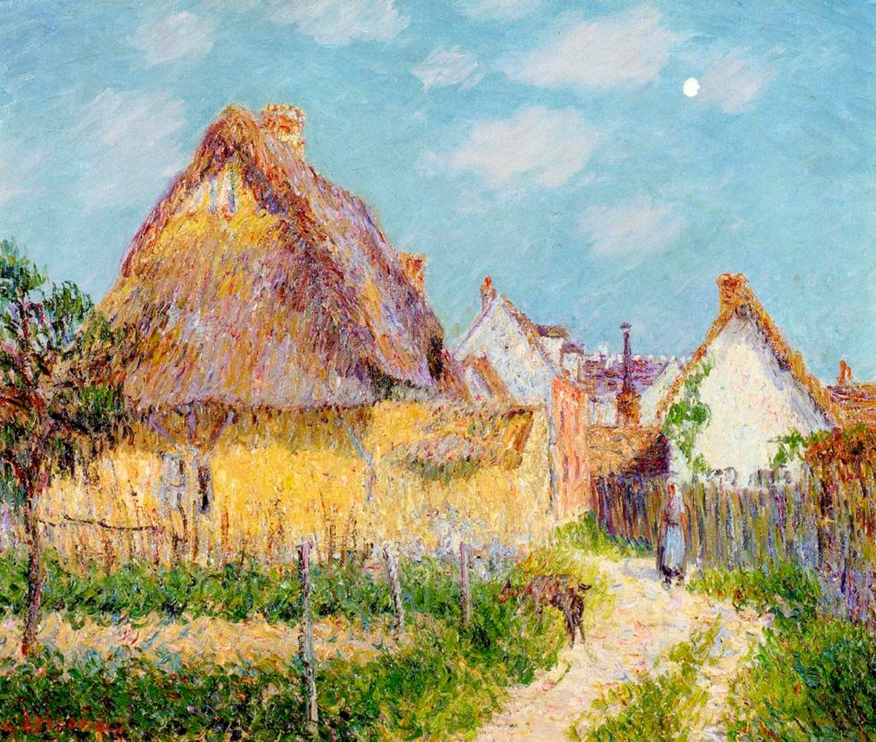 Le Vaudreuil小屋，1903年 作者 古斯塔夫·洛索（Gustave Loiseau）