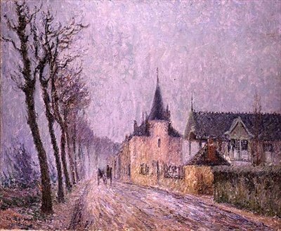 波特韦斯码头，蓬图瓦兹 作者 古斯塔夫·洛索（Gustave Loiseau）