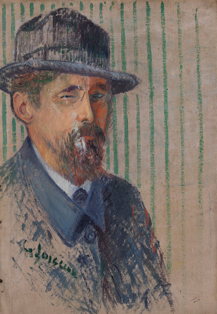 自画像》，1919年。 作者 古斯塔夫·洛索（Gustave Loiseau）