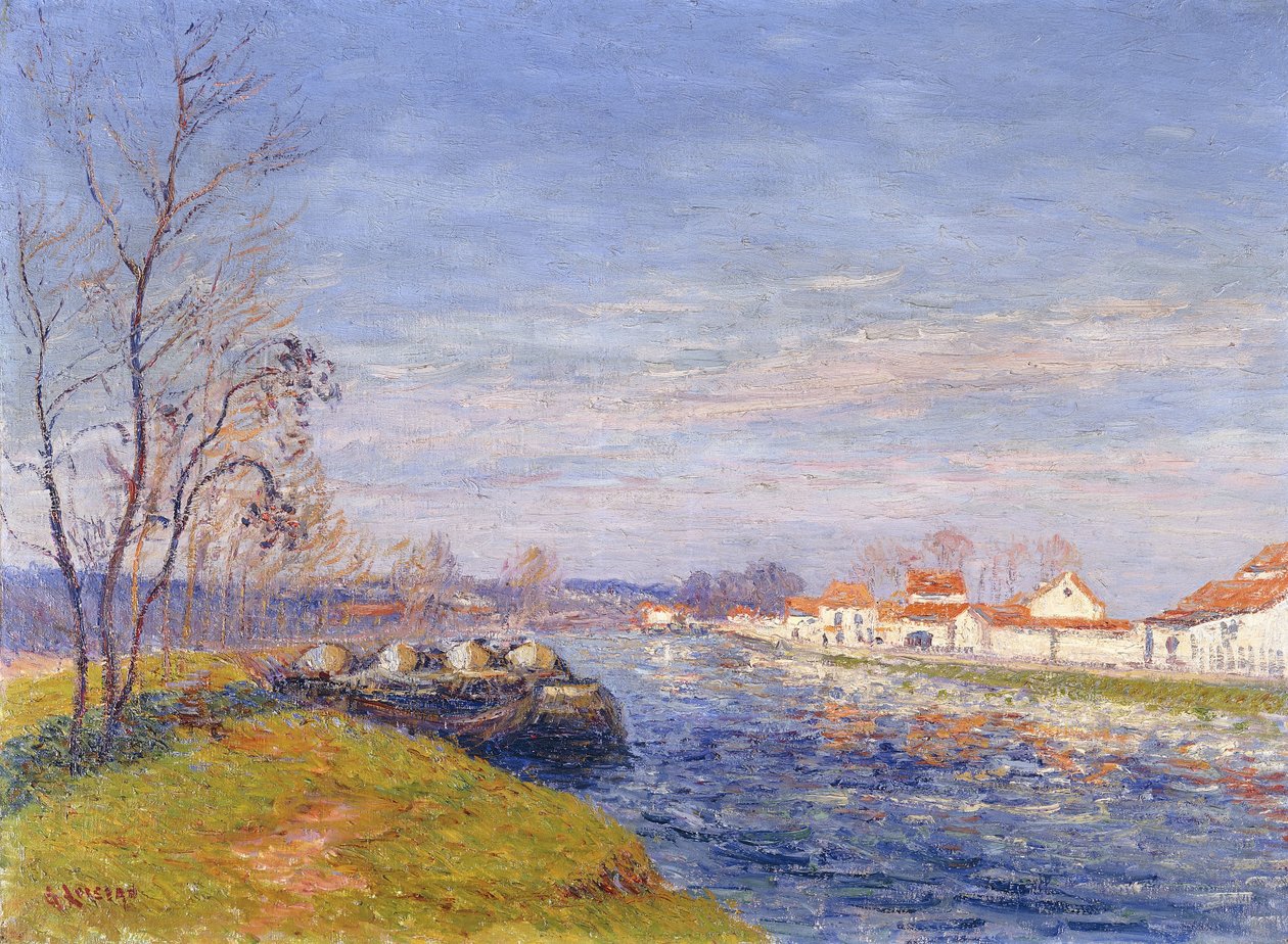 圣莫梅斯，卢瓦尔河畔莫雷 作者 古斯塔夫·洛索（Gustave Loiseau）